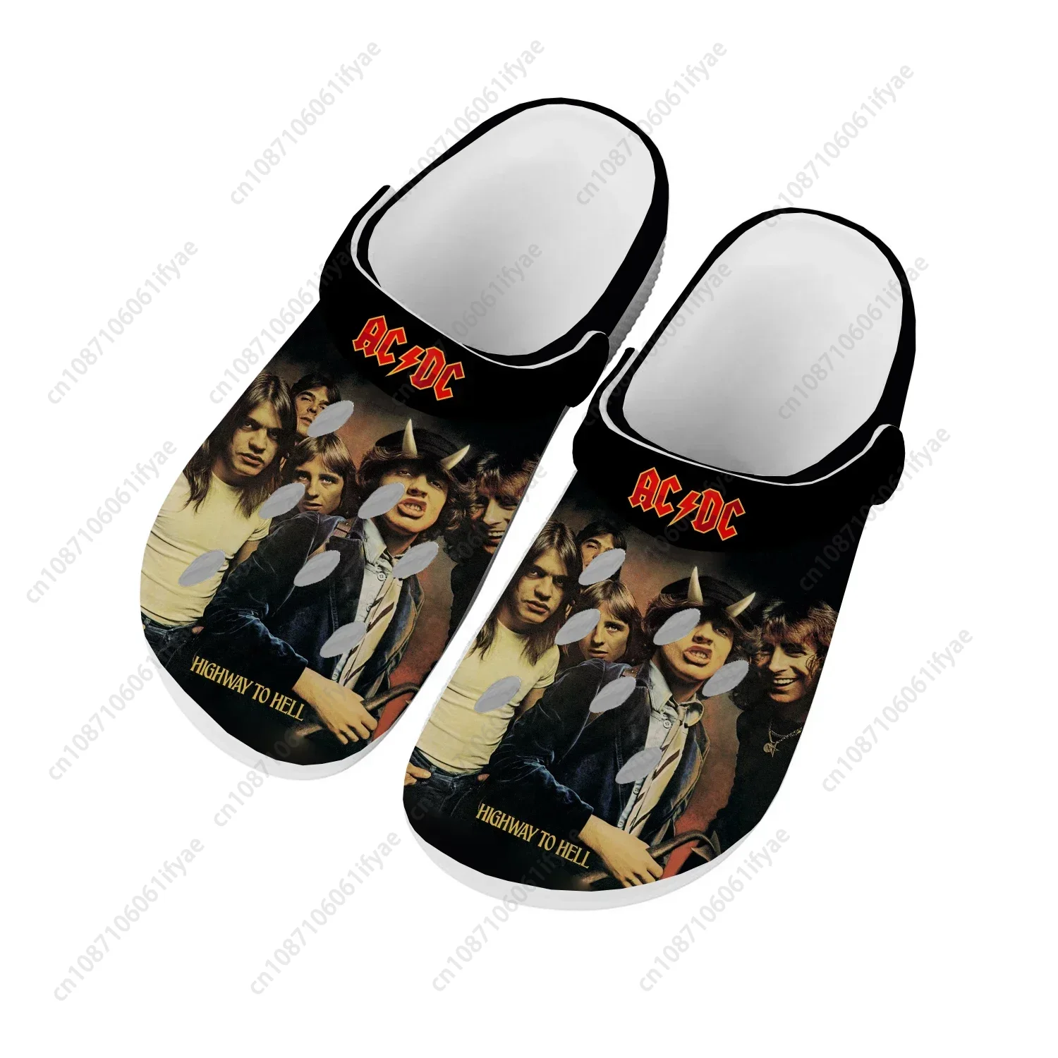 Men'S Shoes Dc - A-AC Rock Band D-DC Domowe Klapki