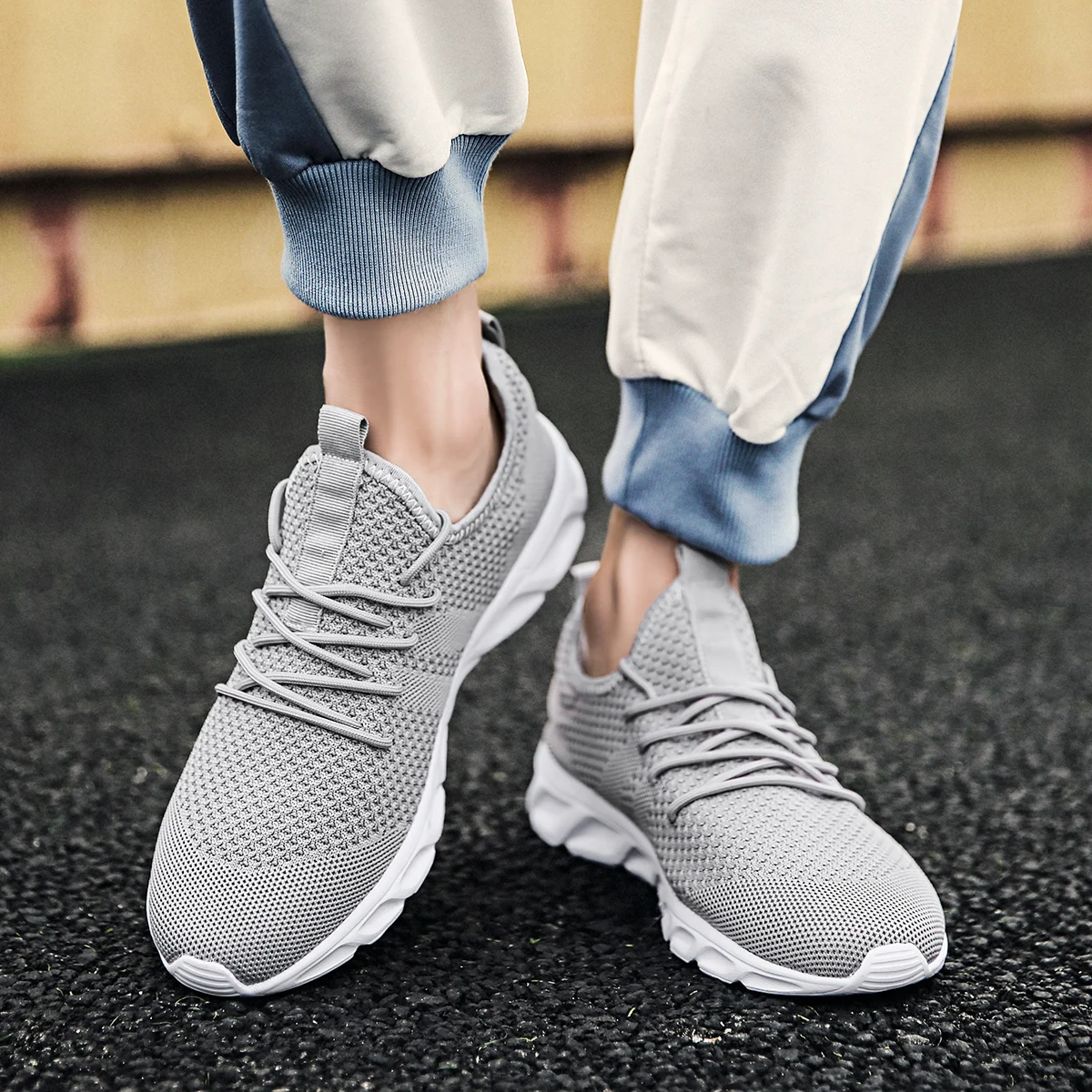 Men Shoes Running Sale - Oddychające męskie sneakersy, codzienne, antypoślizgowe i