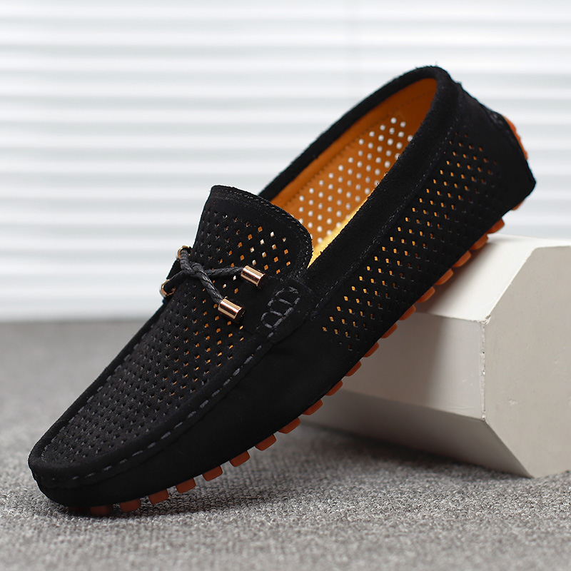 Men'S Shoes Qn - Męskie buty casual ze skóry zamszowej,