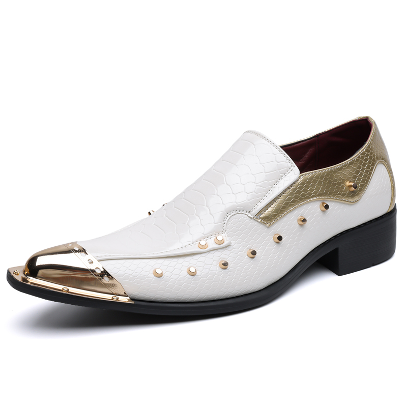 Men Shoes Models - Jesienne męskie buty ze wzorem skóry