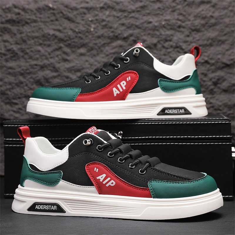 Men'S Shoes For Tennis - Buty sportowe męskie z sznurowaniem, podwyższające