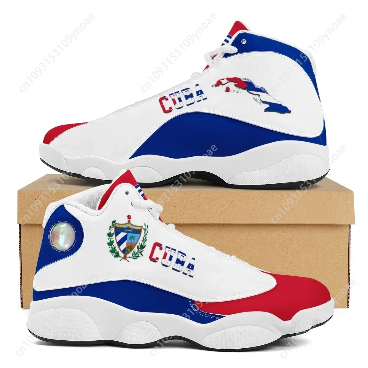 Men'S Shoes For Tennis - Męskie sneakersy do koszykówki z nadrukiem