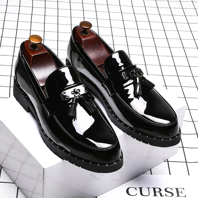 Men Shoes Louboutin - Włochy luksusowej marki mokasyny męskie buty