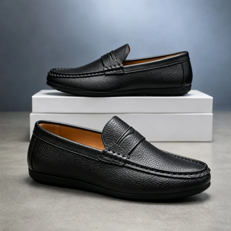 Men'S Shoes Qn - Klasyczne męskie buty codzienne, wsuwane, wygodne