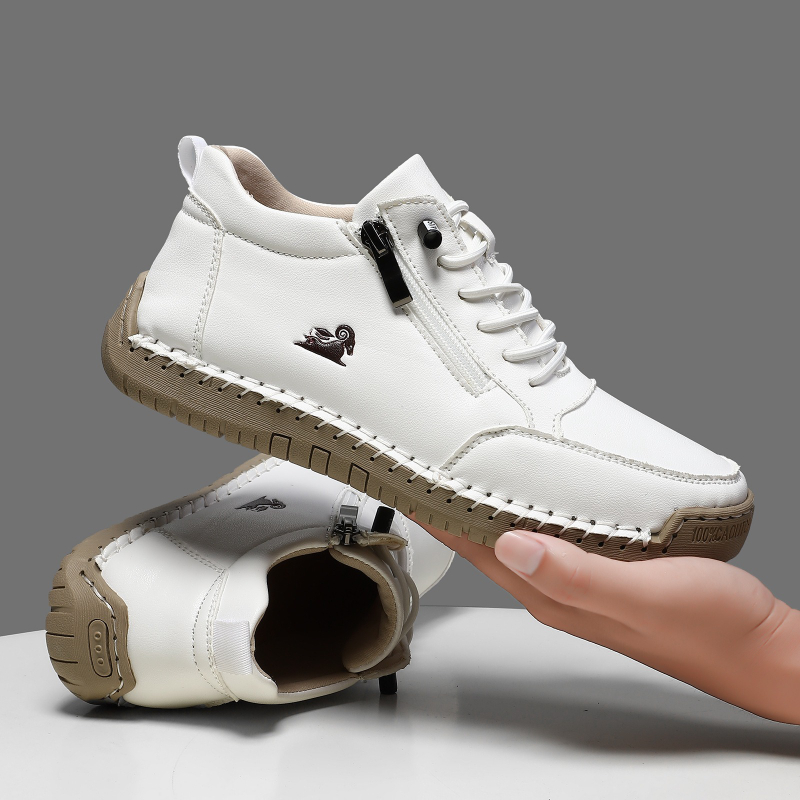 Men'S Shoes Qn - Damskie sneakersy, ręcznie robione skórzane buty