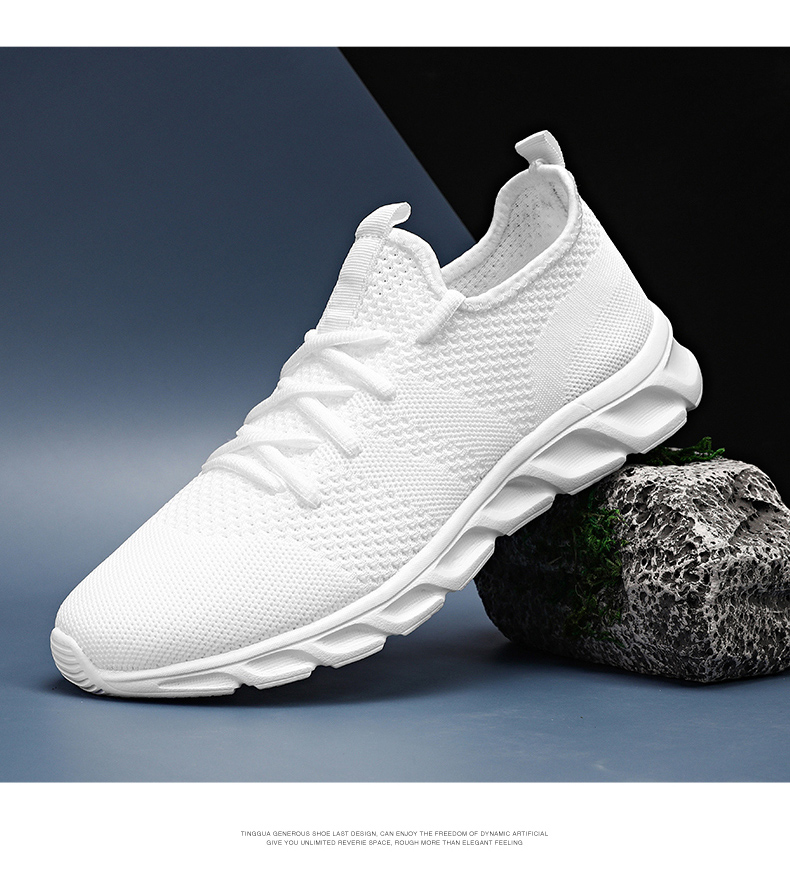 Oddychające męskie sneakersy,  – Men Shoes Running Sale recenzja i cena