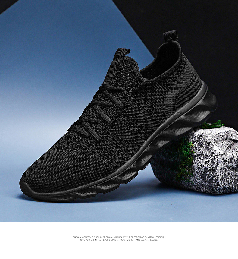 Oddychające męskie sneakersy,  – Men Shoes Running Sale recenzja i cena