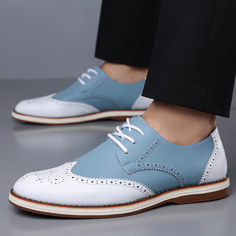Męskie biało-niebieskie dwukol – Men'S Shoes Qn recenzja i cena