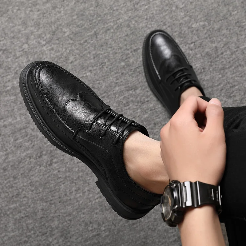 Wysokiej jakości skórzane męsk – Men Shoes Louboutin recenzja i cena