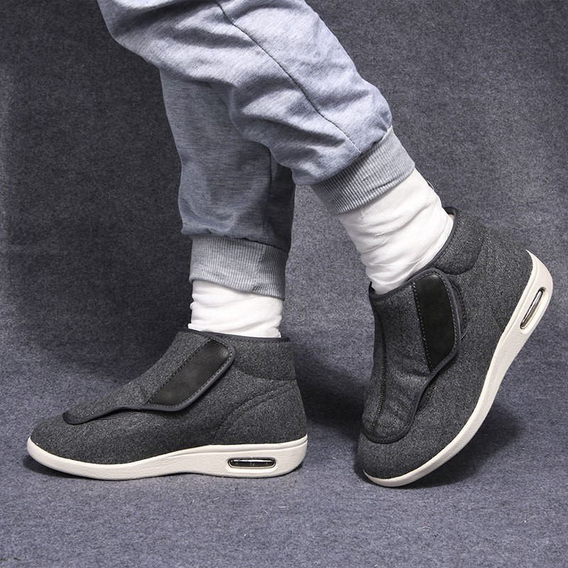 Zimowe welurowe buty ortopedyc – Men'S Shoes Diabetic recenzja i cena