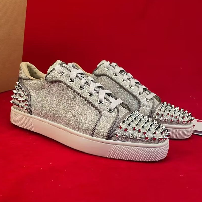 mężczyźni luksusowe modne nity – Men Shoes Louboutin recenzja i cena