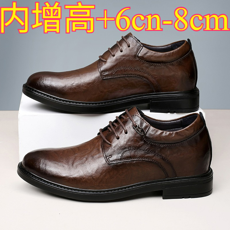 Skórzane buty casual z podwyżs – Men'S Shoes Qn recenzja i cena