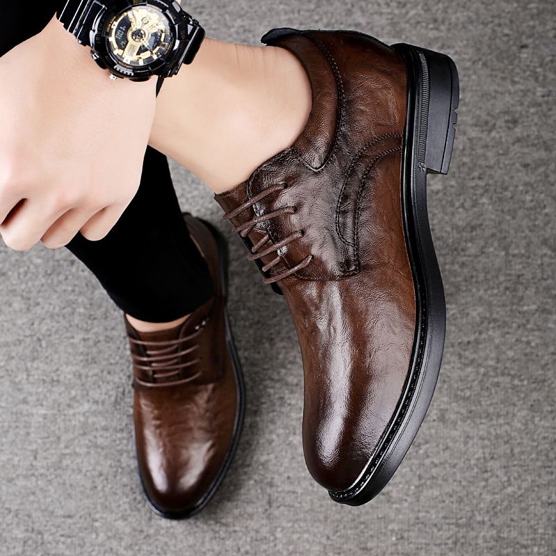 Skórzane buty casual z podwyżs – Men'S Shoes Qn recenzja i cena