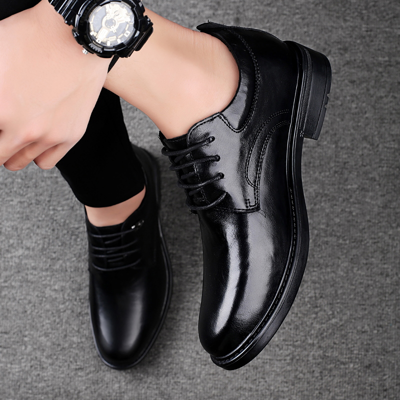 Skórzane buty casual z podwyżs – Men'S Shoes Qn recenzja i cena
